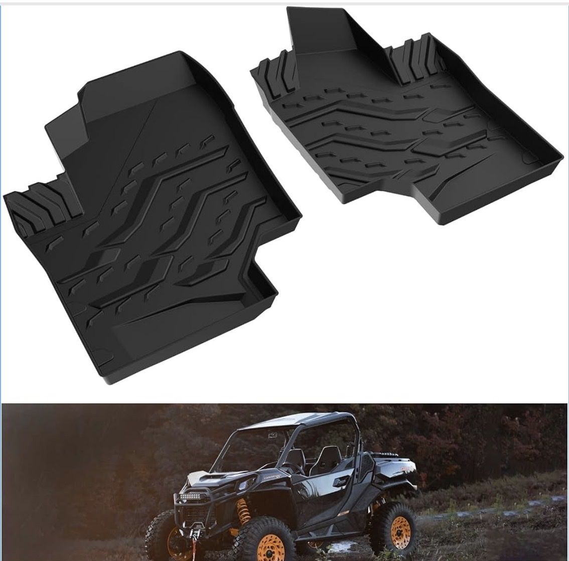 Can-Am Floor Mats for 2021-2026 Commander, 2018-2026 Can-Am Maverick Sport