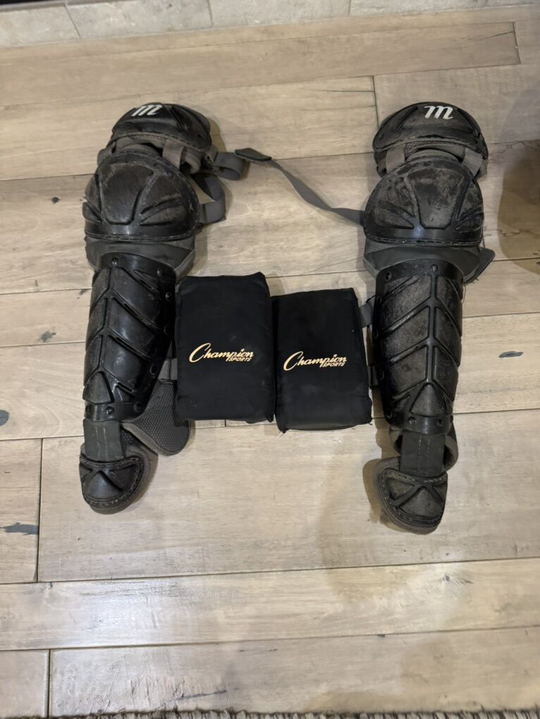 Marruci Catcher Shin And Leg Gaurds & Knee Savers