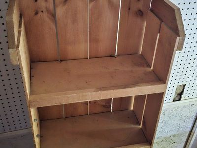 Vintage Schweppes Wooden Display Shelf