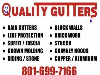 Quality Gutters Inc – Rain Gutters & Full Exterior Services in Utah