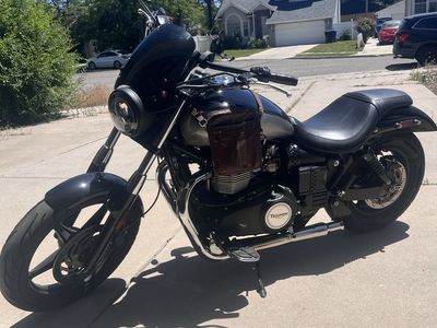 Triumph Speedmaster Bobber Custom Motorcycle - Black/Silver