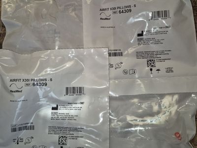 4x New ResMed AirFit X30i Nasal Pillow Cushion - Size Small - CPAP Mask Oral/Nasal