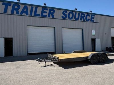 7x18 Lamar CE Flatbed Car Hauler Trailer - 7K GVWR - Dovetail