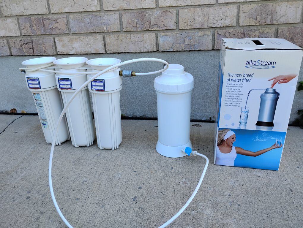 Alka Stream Water Purifier + Replacement Filter Crystal Quest