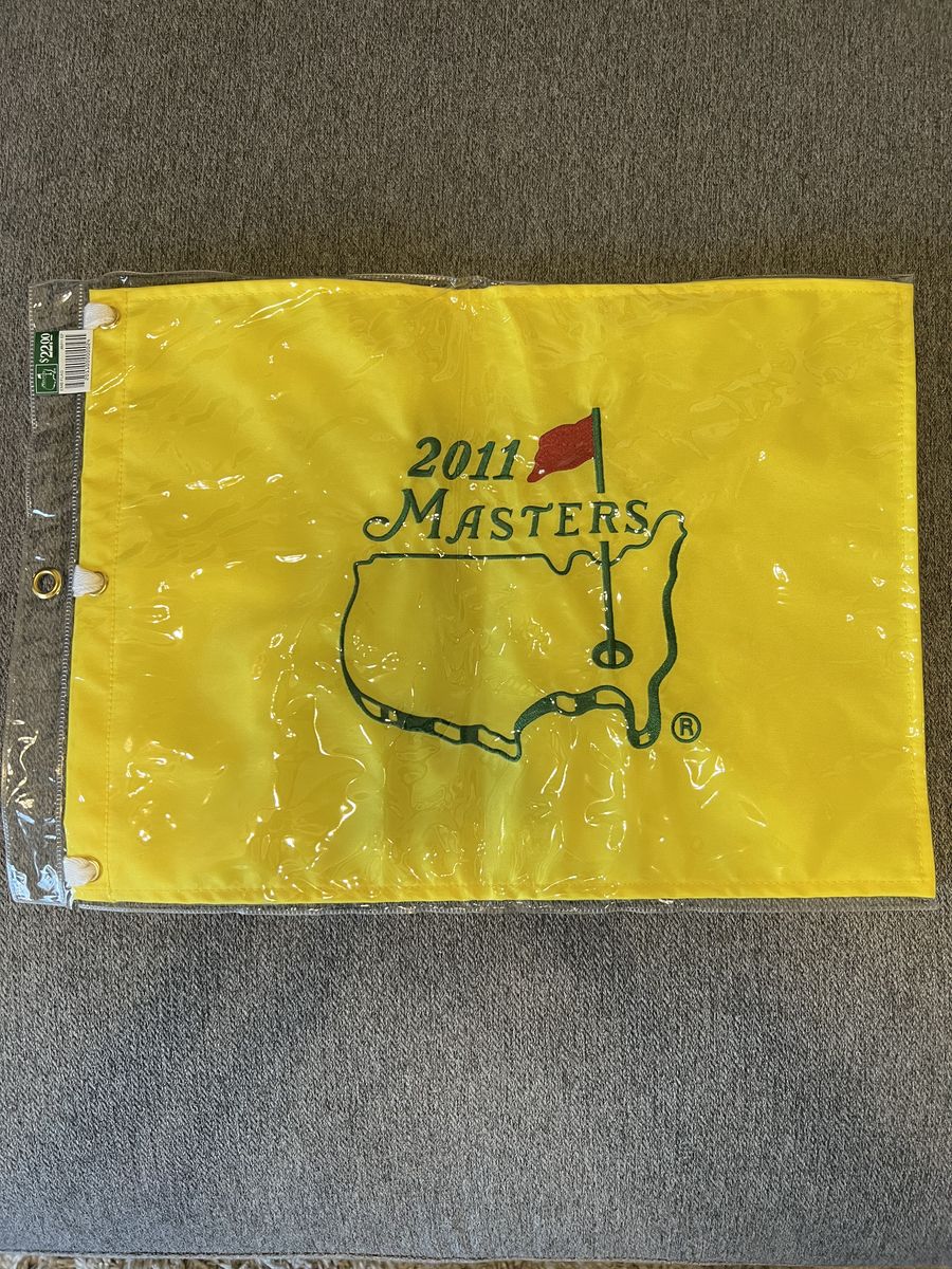 Authentic 2011 Masters Flag Augusta National NEW