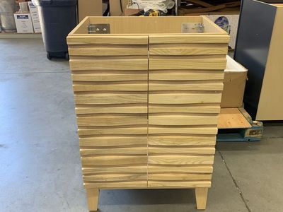 Swiss Madison Cascade 24" Bathroom Vanity in Natural Oak