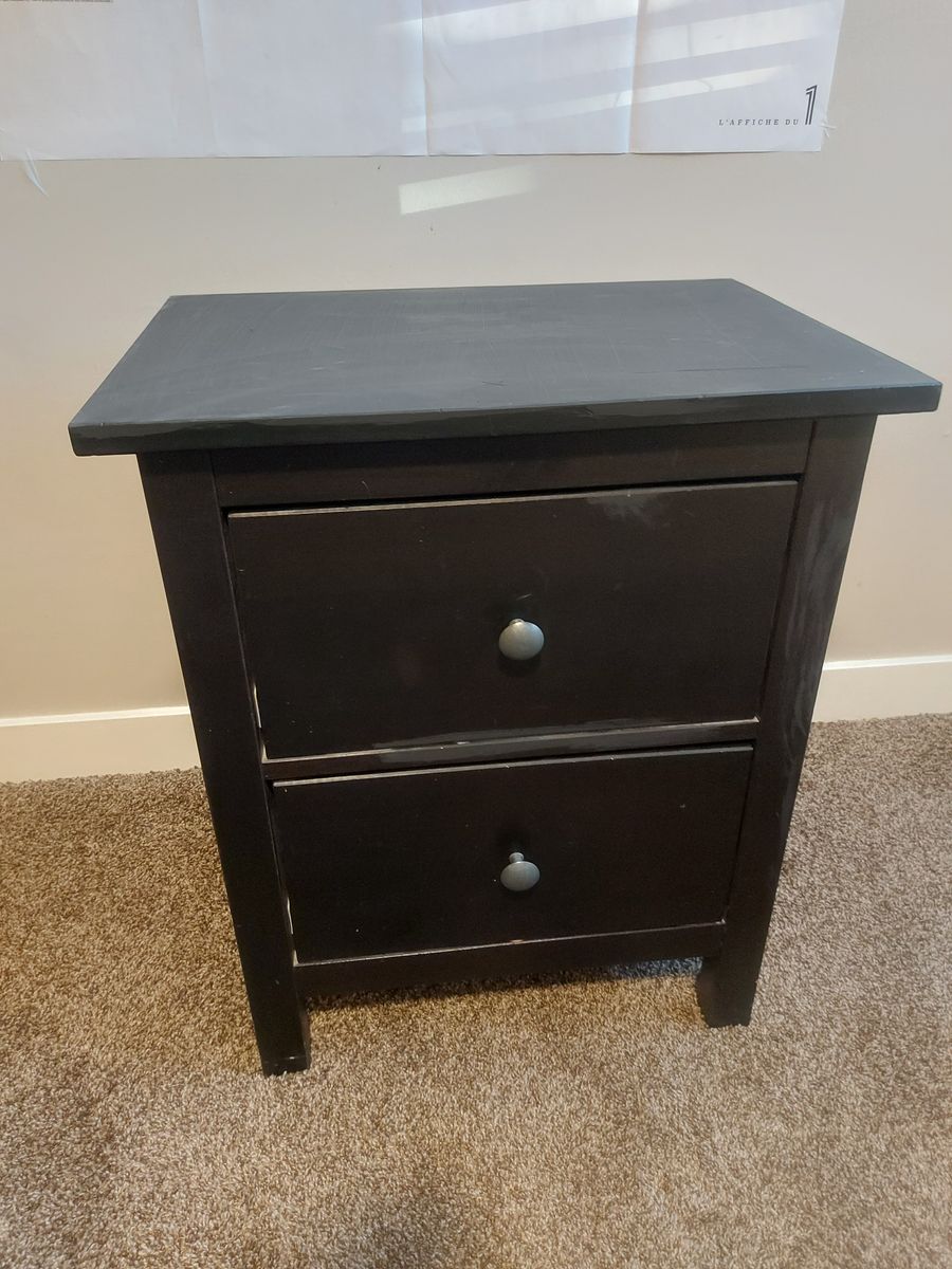 Black 2-Door Cabinet