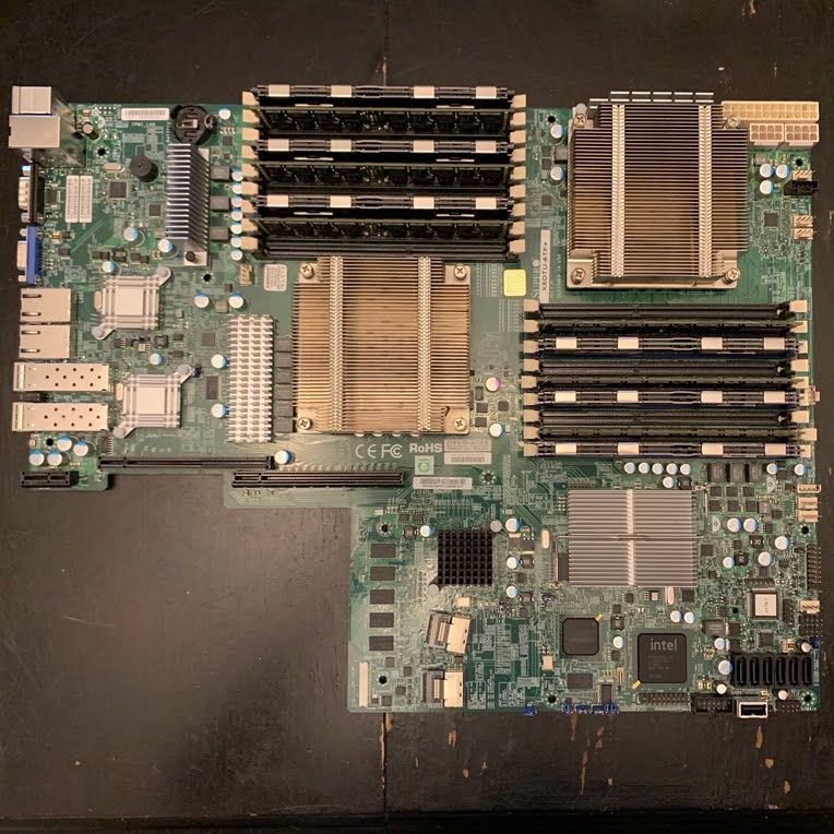 Supermicro X8DTU-6TF+ 72GB RAM 12 Core Motherboard Combo