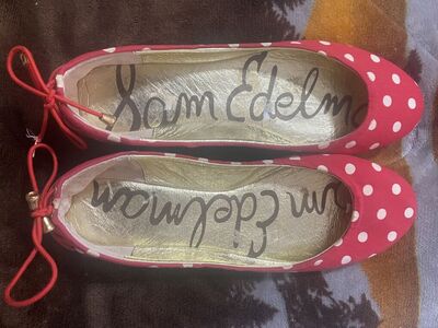 Sam Edelman Red Polka Dot Shoes