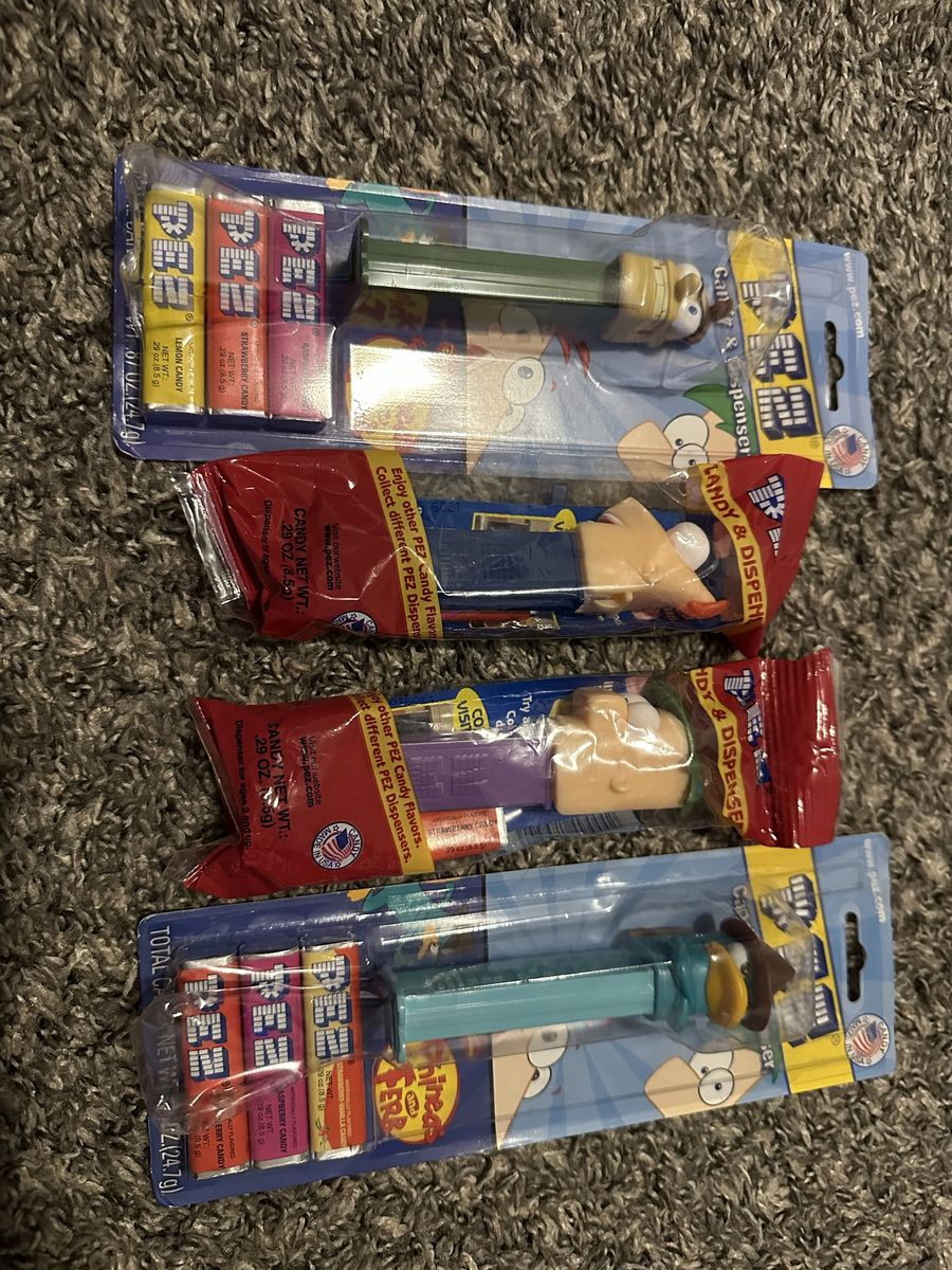 Phineas and Ferb Pez Dispensers