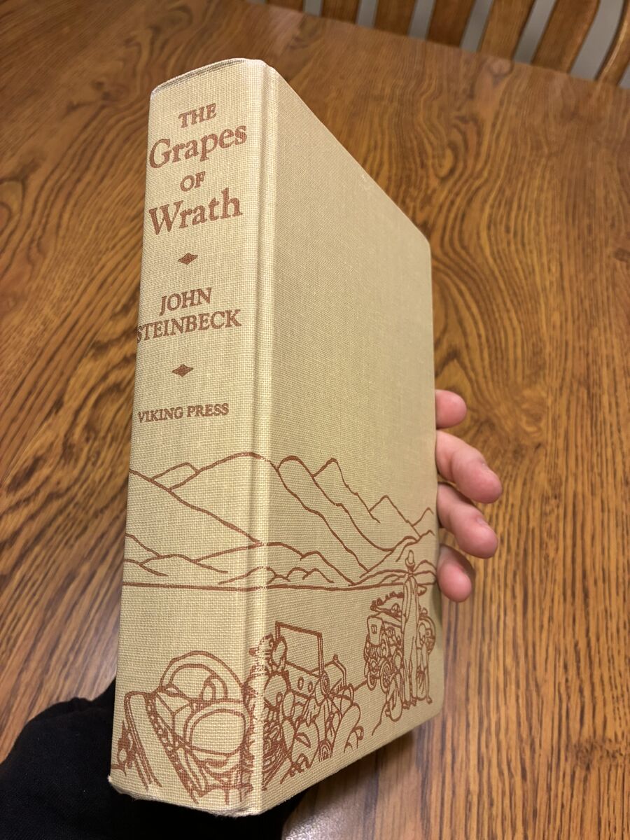 The Grapes of Wrath 1939 book club edition