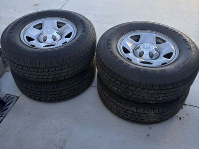 Toyota 16” Wheels and Tires – 245/75R16 – Set of 4