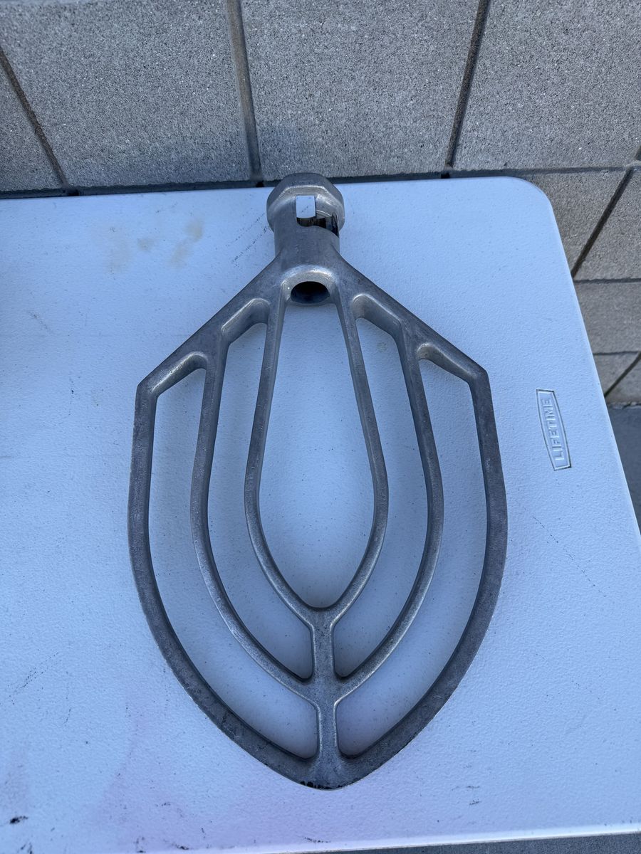 Flat Beater Attachment For 60qt Hobart Stand Mixer