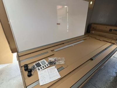 New XL magnetic whiteboard on wheels