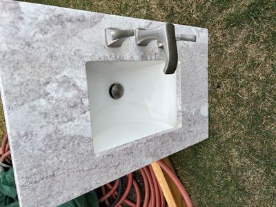 @+ Bath Counter Top 30-1/2 inch x 19 inches Top, Sink and Faucet 30-1/2 inch by 19 inches