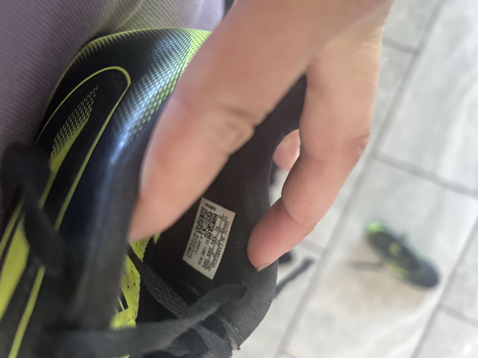 Kid cleats size 2