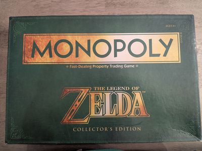 Monopoly: The Legend of Zelda Collector's Edition Board Game (opened)