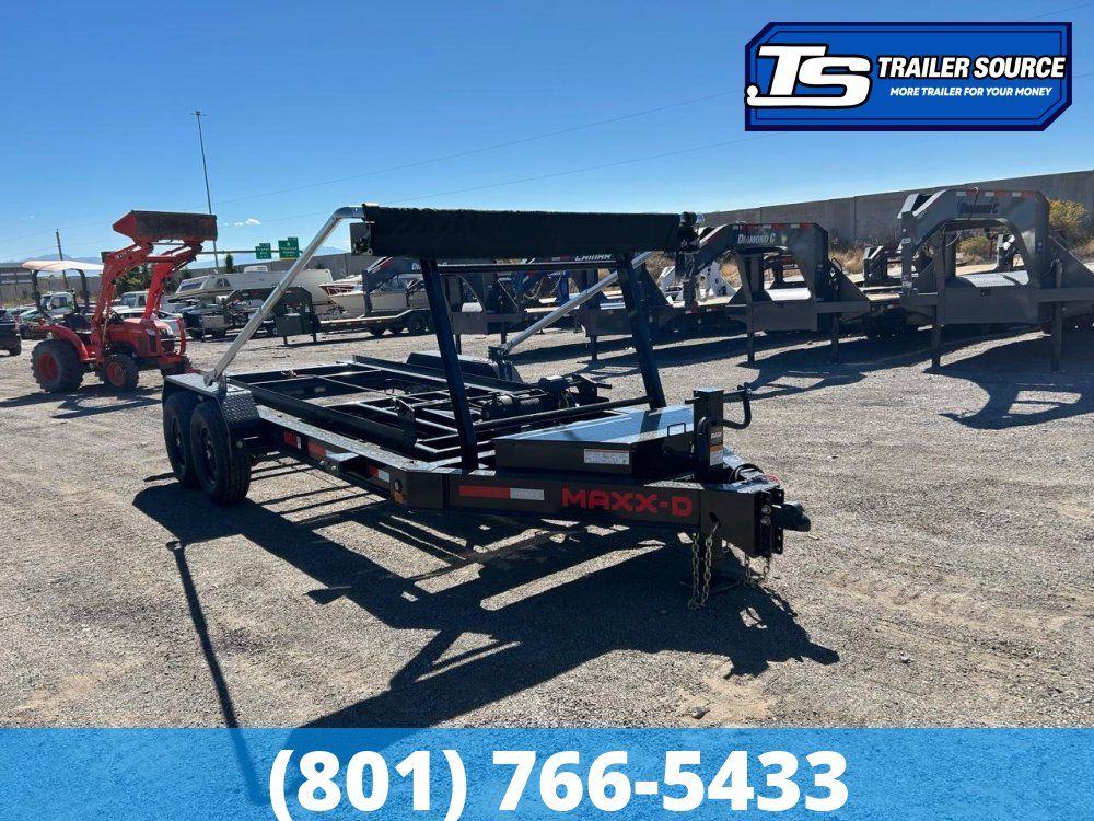 7x14 Maxx-D ROX Roll Off Trailer - 14K GVWR - Electric Tarp