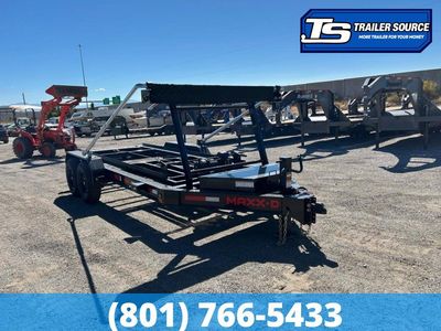 7x14 Maxx-D ROX Roll Off Trailer - 14K GVWR - Electric Tarp