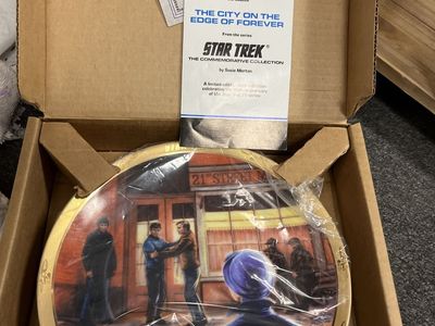 Star Trek Plate Ciry On The Edge Forever