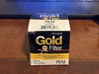 NAPA Gold Filter 7512 Oil Filters Mini Cooper