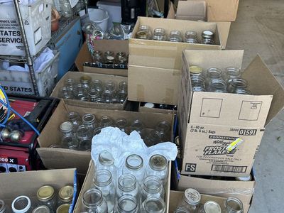 Canning jars Ball and Kerr quarts and pints regular and wide mouth $10 dozen