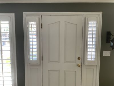 SHUTTERS FOR FRONT DOOR SIDELIGHTS