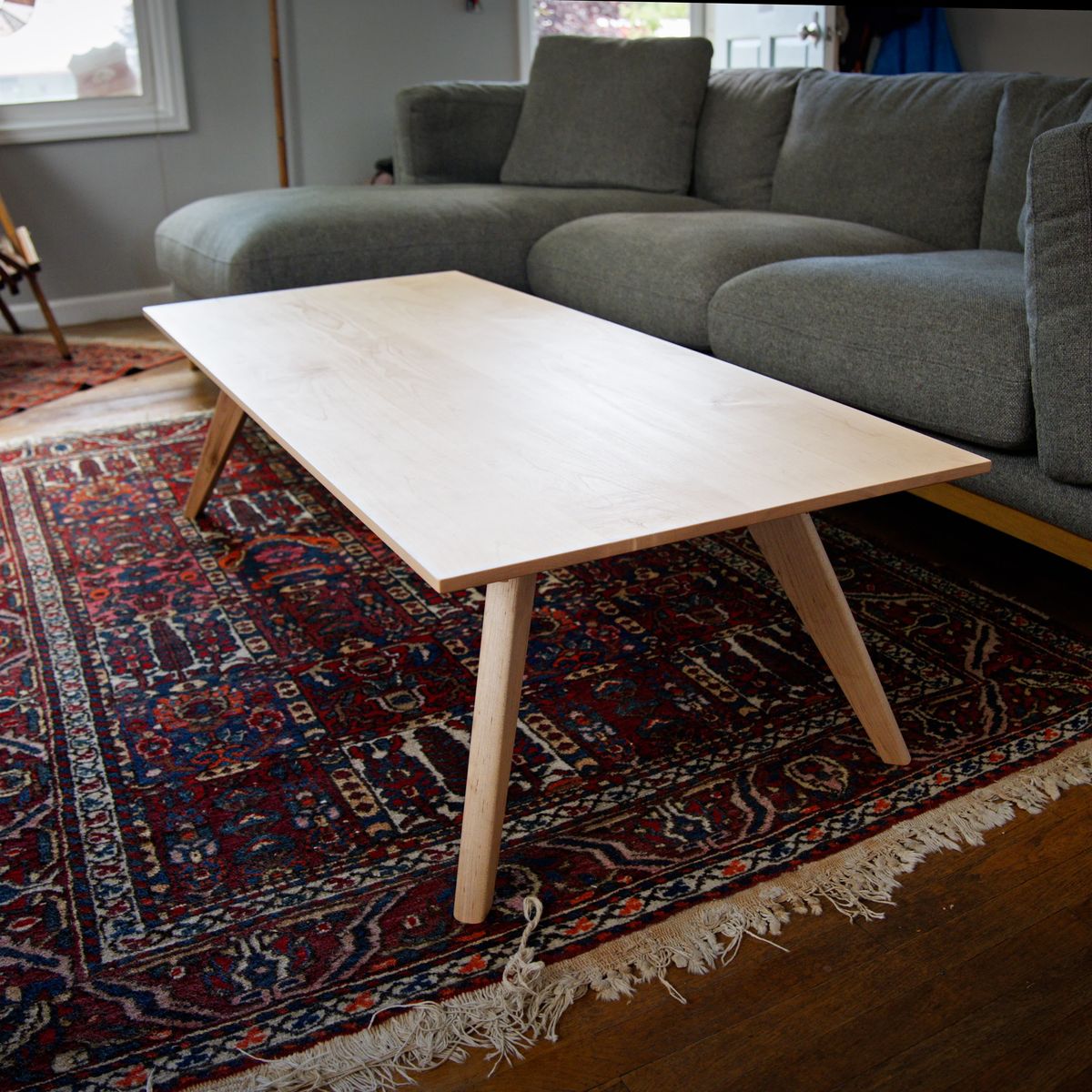 Handmade Maple Coffee Table - Solid Hardwood