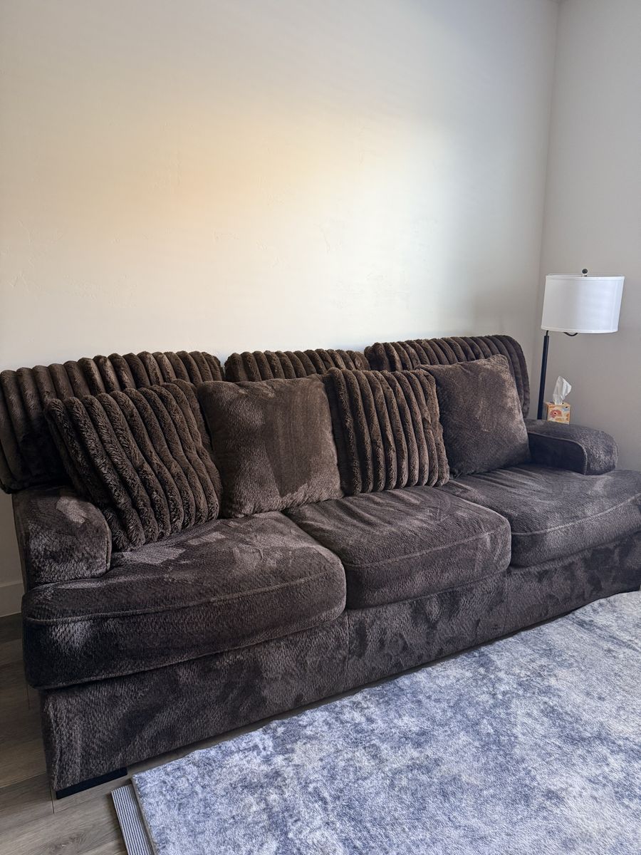Like New Brown Sofa Couch