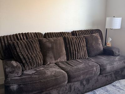 Like New Brown Sofa Couch
