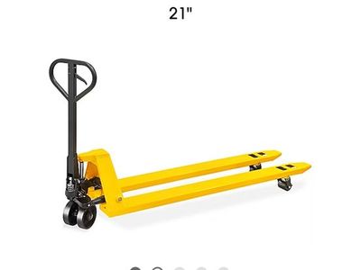72" long narrow pallet jack