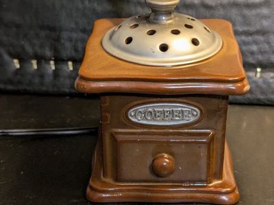 Scentsy Warmer Morning Grind Coffee Grinder Wax Warmer RETIRED