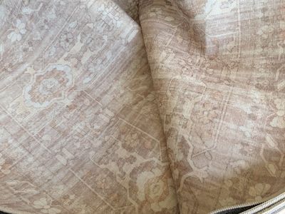 New. Gorgeous 9x12 Brown Tones Washable Area Rug