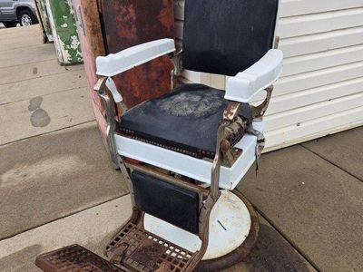 vintage barber chair