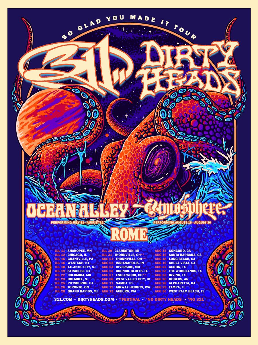 Dirty Heads and 311 Lawn Tickets