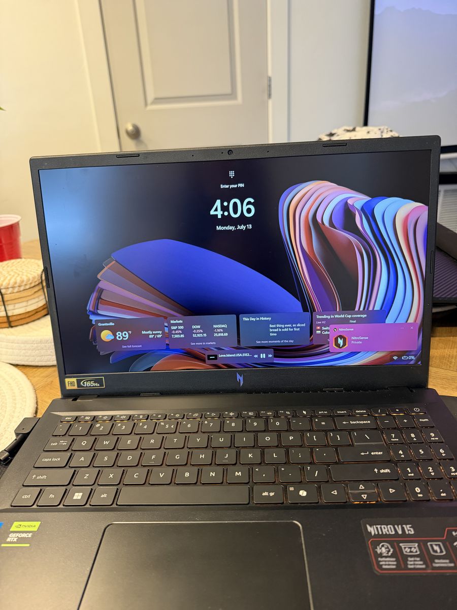 Acer Nitro gaming laptop
