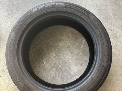 3 Continental ContiProContact Tires 215/50R17 — 7/32 Tread — 2024 DOT