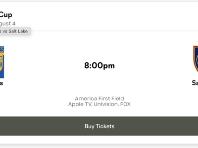 RSL vs Tigres - Tonight (Two Tickets)
