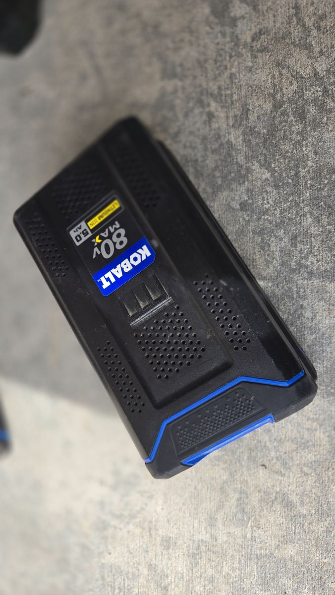 Kobalt 80v 5 Ah battery