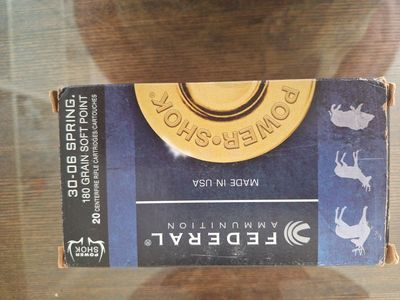 2 boxes 30-06 180 grain soft points