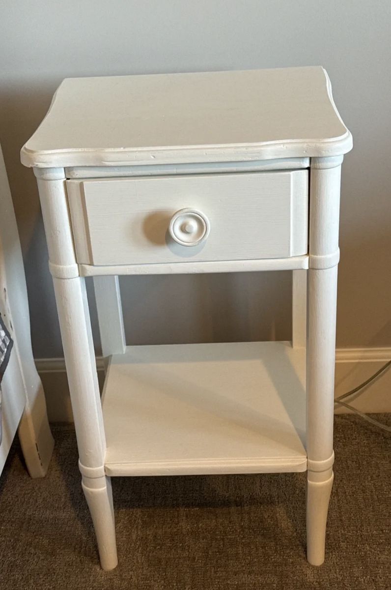 White painted Bedside table