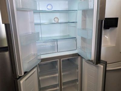 Haier 16.4 Cu. Ft. 4-Door Counter-Depth Refrigerator – Stainless Steel