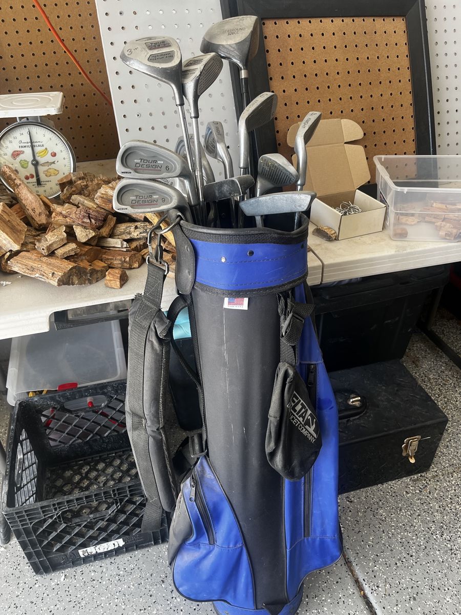 Mens knight Golf clubs and bag