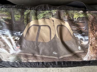 Coleman tent and cot
