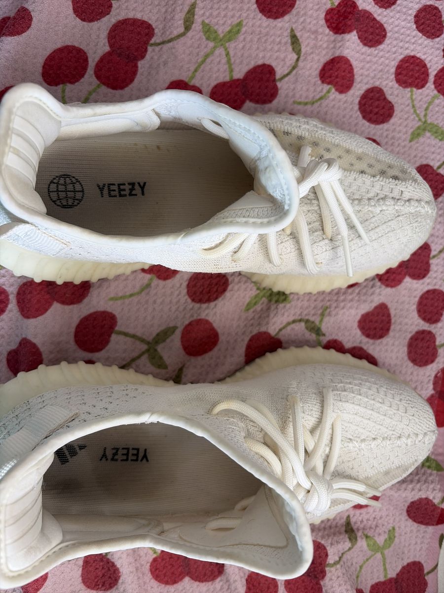 White Yeezys
