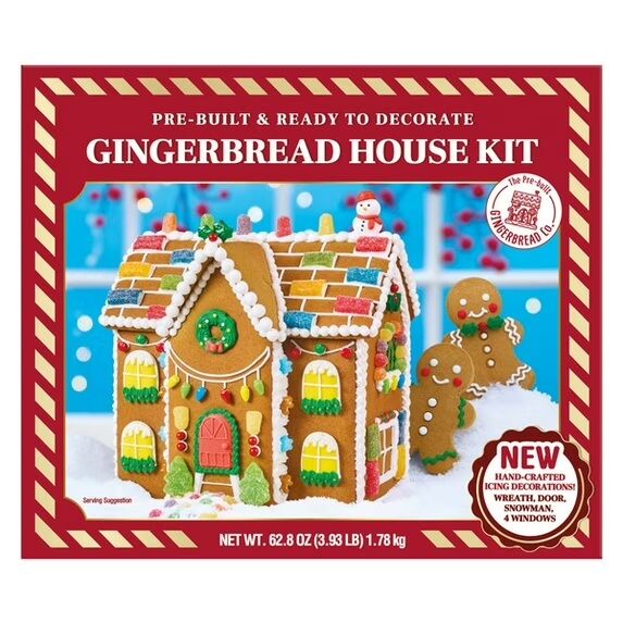Gingerbread House Kit, Pre-built & Ready to Decorate, 62.8 oz. 1939137 #21983