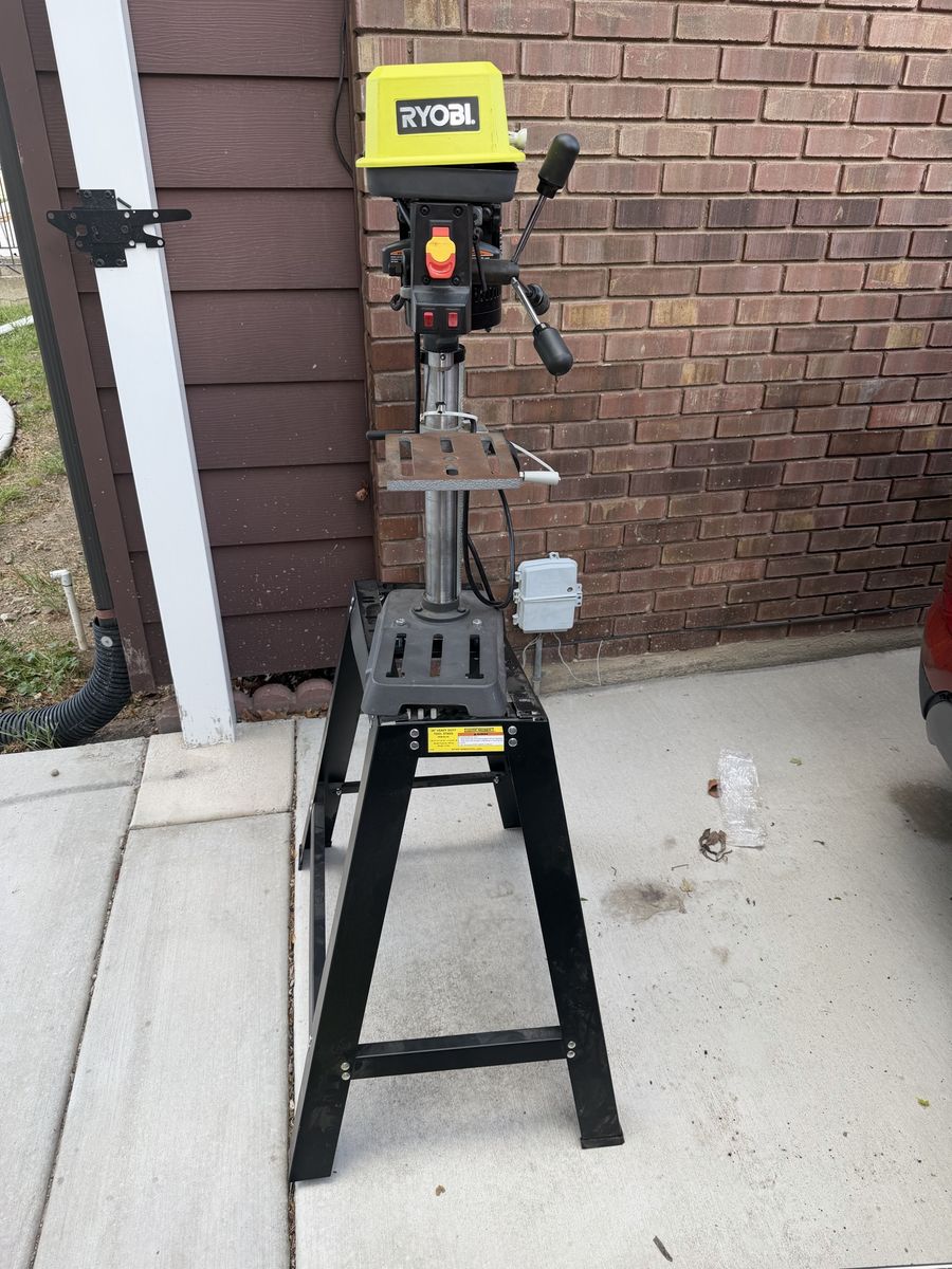 Ryobi Drill Press and Router Table with Stand - Complete Woodworking Setup