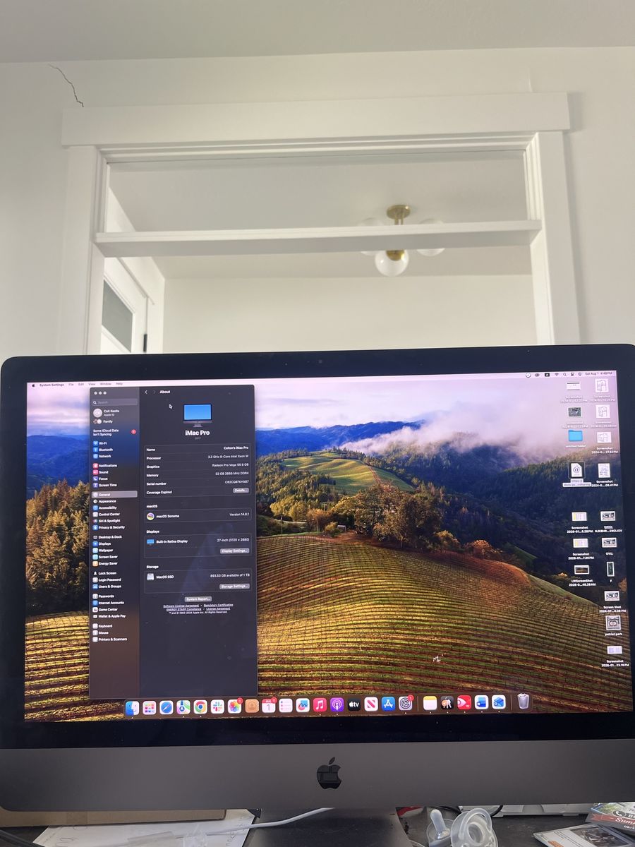 Apple iMac Pro 27" 5K Retina (2017) 3.2GHz 8-Core Intel Xeon W 32GB RAM 1TB SSD
