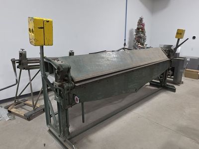 Commercial 10’ Sheet Metal Brake – HVAC Duct Fabrication