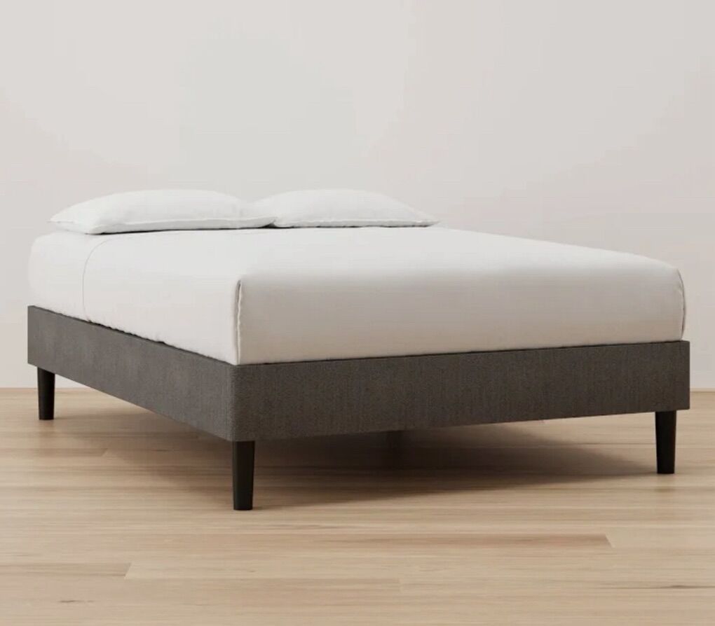 HALF PRICE OF RETAIL! BRAND NEW IN BOX- RESIDENT Queen Size Platform Bed In Gray